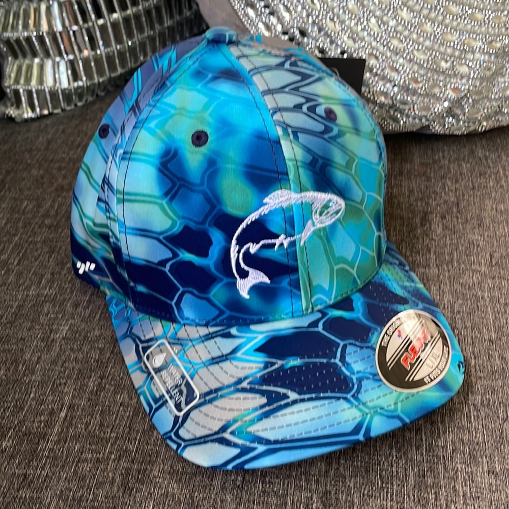 KRYPEK Flexfit Yupoong Hat Size L/XL Multicolor Blue NEW